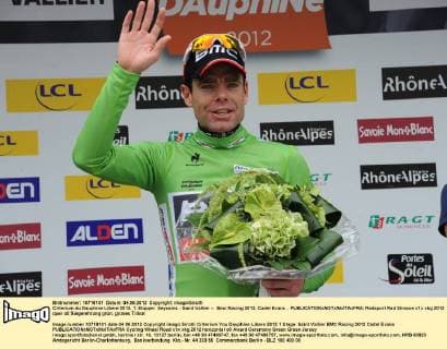 Criterium du Dauphine Libere 2012, 1. Etappe: Seyssins - Saint Vallier -- Bmc Racing 2012, Cadel Evans , 