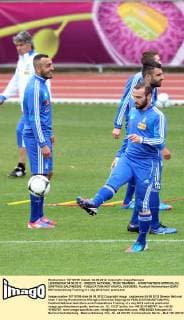 LEGIONOWO 04.06.2012 - GREECE NATIONAL TEAM TRAINING - KONSTANTINOS MITROGLOU, DIMITRIOS SALPINGIDIS -  0S3G9982