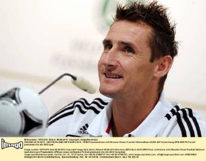 GDANSK 05.06.2012 - DEUTSCHLAND UEFA EURO 2012 - DFB-Pressekonferenz mit Miroslav Klose
