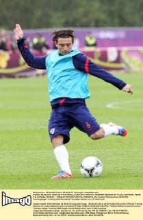 WARKA 05.06.2012 EURO 2012 FOOTBALL EURO 2012 OFFICIAL TRAINING SESSION OF Croatia NATIONAL TEAM N Z. DANIJEL PRANJIC -  AM050612_59