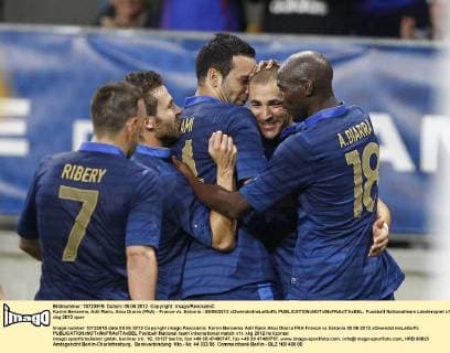 Karim Benzema, Adil Rami, Alou Diarra (FRA) - France vs. Estonia - 05 06 2012 xGwendolineLeGoffx 
