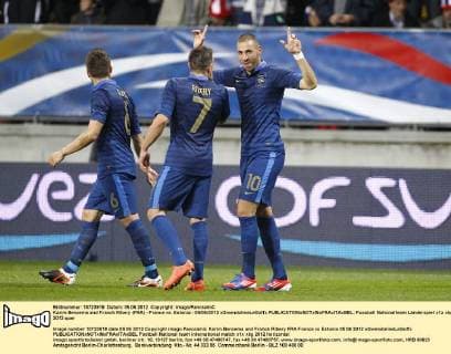Karim Benzema and Franck Ribery (FRA) - France vs. Estonia - 05 06 2012 xGwendolineLeGoffx 