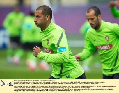 06.06.2012. OPALENICA, CENTRUM POBYTOWE. (EURO 2012) (TRAINING OF PORTUGAL NATIONAL TEAM). NZ RICARDO QUARESMA , MICAEL RUBEN -  20120606PAP_JK030