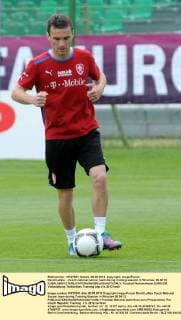 David Lafata - Czech national soccer team during training session in Wroclaw. 06.06.12 KUBA_060612 