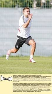 Mario GÖTZE; GOETZE, Nr.19 DFB beim Training, Sprinttraining am Nachmittag, Schnelligkeitstraining , DFB EM Euro , 2012 am 06.06.2012 in Danzig, P O L E N, Trainingsgelände, Trainingsplatz, Europameisterschaft 2012 in P o l e n, U k r a i n e