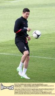Warsaw - POLAND NATIONAL FOOTBALL TEAM TRAINING IN WARSAW ROBERT LEWANDOWSKI --- -  0S3G1596