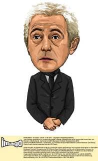 This cartoon illustration for the UEFA European Football Championship 2012 shows head coach Bert van Marwijk of Netherlands. Cartoons for UEFA European Football Championship 2012  pau651579_12