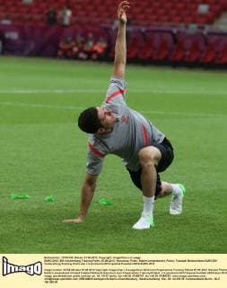EURO 2012, EM Vorbereitung Training Polen, 07.06.2012, Warschau, Polen, Robert Lewandowski, Polen,