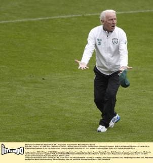 POLAND - Gdynia - 07 JUNE 2012 - Republic of Ireland Training Session at Gdynia. Ireland coach Giovanni Trapattoni. 