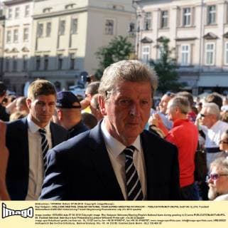 Roy Hodgson - WELCOME MEETING. ENGLISH NATIONAL TEAM DURING GREETING IN CRACOW -  GJ07.06.12_010