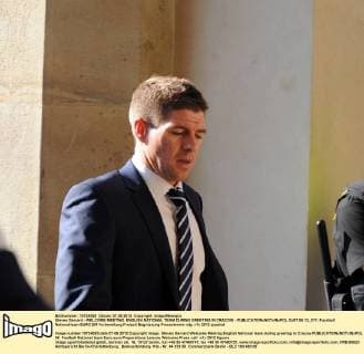 Steven Gerrard - WELCOME MEETING. ENGLISH NATIONAL TEAM DURING GREETING IN CRACOW -  GJ07.06.12_011