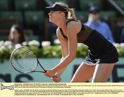 PARIS, 07.06.2012, Maria Sharapova (RUS) bei den Tennis French Open 2012 in Paris