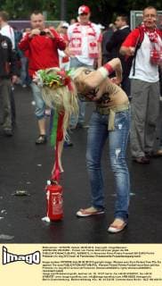 WARSCHAU EM EURO - Protest von Femen Aktivistinnen gegen die EM.  AM080612_4