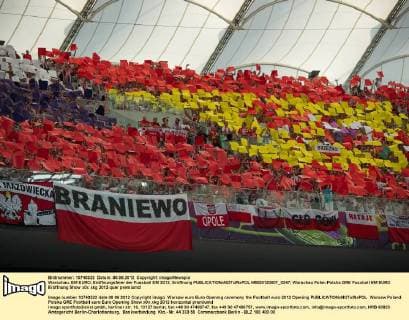 Warschau, EM EURO, Eröffnungsfeier der Fussball EM 2012, Eröffnung  MBI20120607_0347