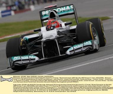 Motorsports: FIA Formula One World Championship 2012, Grand Prix of Canada, 7 Michael Schumacher (GER, Mercedes AMG Petronas F1 Team), xHOCHxZWEIx