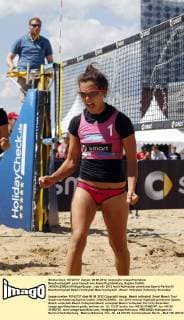 Beachvolleyball: smart beach tour SuperCup Hamburg, Sophie Colditz xHOCHxZWEIx xPhilippxSzyzax