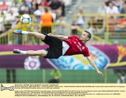 Wroclaw, 09.06.2012 - UEFA EURO 2012 - Training Tschechien - David Lafata -  BOR_20120609_950