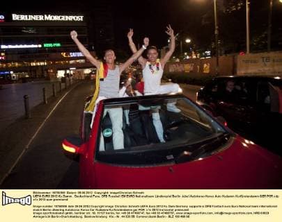 UEFA EURO 2012 Ku Damm . Deutschland Fans