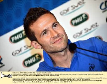 Pressekonferenz Frankreich - Olivier Giroud FOOTBALL : Euro 2012 - Donetsk - 06 09 2012 AnthonyBibard FEP Panoramic 