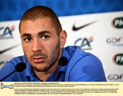 Pressekonferenz Frankreich - Karim Benzema FOOTBALL : Euro 2012 - Donetsk - 06 09 2012 AnthonyBibard FEP Panoramic 