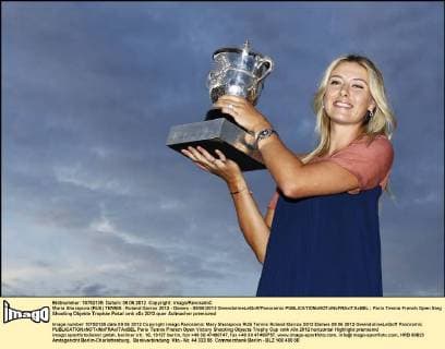 Maria Sharapova (RUS) TENNIS : Roland Garros 2012 - Dames - 09 06 2012 GwendolineLeGoff Panoramic 