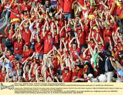 Danzig, 10 06 2011 - Euro 2012 Spanien Fans 