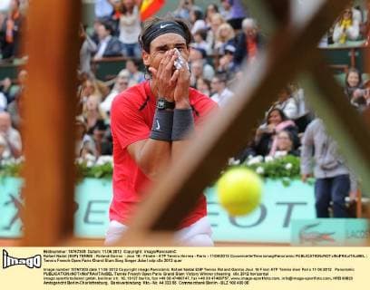 Rafael Nadal (ESP) TENNIS : Roland Garros - Jour 16 - Finale - ATP Tennis Herren - Paris - 11 06 2012 Couvercelle Tennismag Panoramic 