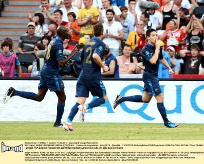 BUT Samir NASRI - DONBASS ARENA FOOTBALL : France vs Angleterre - Euro 2012 - Donetsk - 11 06 2012 AnthonyBibard FEP Panoramic 