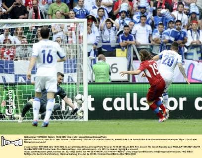Breslau 12 06 2012 - Euro 2012: Petr Jiracek (Tschechien) Tor 