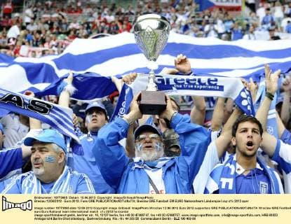 Breslau 12 06 2012 - Euro 2012: Fans GRE 