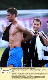 Olivier Giroud FOOTBALL : Frankreich - Euro 2012 - Training - 12 06 2012 AnthonyBibard FEP Panoramic 