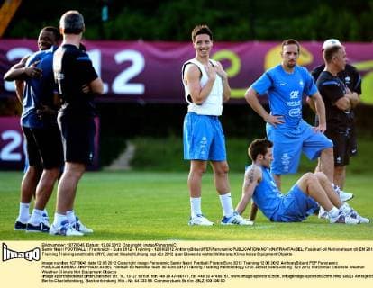Samir Nasri FOOTBALL : Frankreich - Euro 2012 - Training - 12 06 2012 AnthonyBibard FEP Panoramic 
