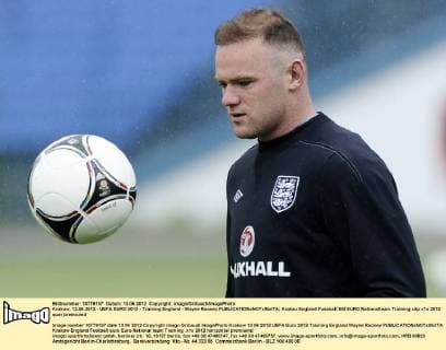 Krakow, 13.06.2012 - UEFA EURO 2012 - Training England - Wayne Rooney 
