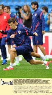 Fußball EURO 2012 Training Kroatien am 13.06.2012 im Stadion Miejski in Posen Ivan Perisic ( Kroatien )