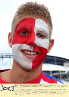 FUSSBALL - EURO 2012, POSEN, 14.JUN.12 - FUSSBALL - UEFA Europameisterschaft 2012, Länderspiel, Gruppenphase, Kroatien. Bild zeigt einen Fan. 