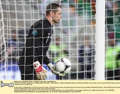 14.06.2012 GDANSK - EURO 2012 - GAME SPAIN - IRELAND - SHAY GIVEN -  20120614CSLG0021