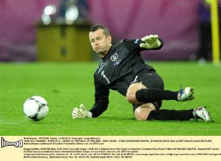 14.06.2012 GDANSK - EURO 2012 - SPAIN VS. REPUBLIC OF IRELAND - SHAY GIVEN -  20120614LUK033