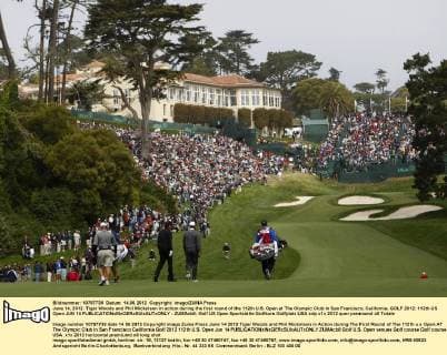 June 14, 2012: Tiger Woods and Phil Mickelson in action during the first round of the 112th U.S. Open at The Olympic Club in San Francisco, California. GOLF 2012: 112th US Open JUN 14 - ZUMAcb8