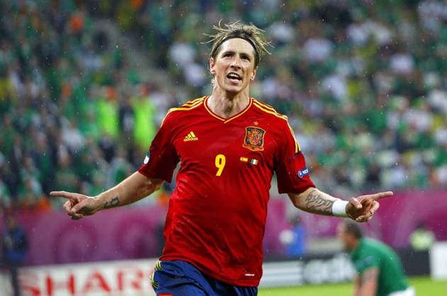 ..Euro 2012 Group Stage (Group C) match, Spain v Republic of Ireland at Arena Gdansk, Gdansk, Poland on the 14th June 2012. Pic Jake Badger SPORTIMAGE... EDITORIAL USE ONLY. No use with unauthorised audio, video, data, fixture lists, club league logos or live services. Online in-match use limited to 120 images, no video emulation. No use in betting, games or single club league player publications.