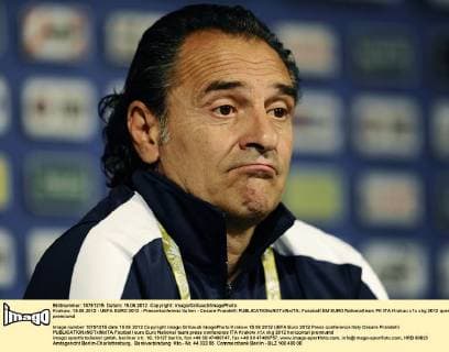 Krakow, 15.06.2012 - UEFA EURO 2012 - Pressekonferenz Italien - Cesare Prandelli 