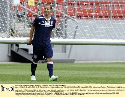 Krakow, 15.06.2012 - UEFA EURO 2012 - Training Italien - Sebastian Giovinco 