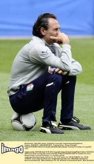 Krakow, 15.06.2012 - UEFA EURO 2012 - Training Italien - Cesare Prandelli 