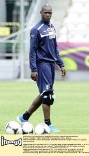 Krakow, 15.06.2012 - UEFA EURO 2012 - Training Italien - Mario Balotelli 