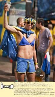 Kiew 15.06.2012 Schweden Fan Fanzone Kiew