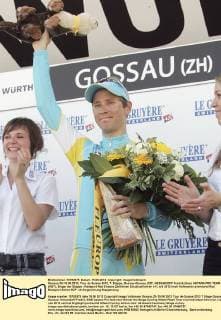 Gossau ZH 15.06.2012, Tour de Suisse 2012, 7. Etappe, Gossau-Gossau, EZF, KESSIAKOFF Fredrik (Swe) ASTANA PRO TEAM (AST), Sieger der Etappe