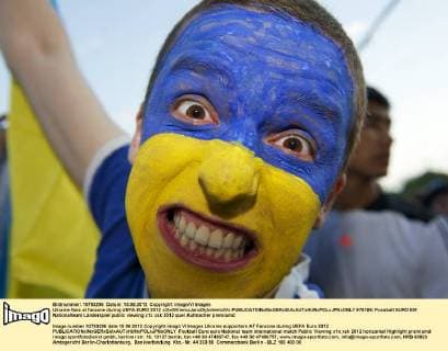 Ukraine fans at fanzone during UEFA EURO 2012 xVIxWillemxJanxDijkdrentxIVx 978198