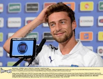 Krakau 16 06 2012 PK, italienische Nationalmannschaft: Claudio MARCHISIO - allexsabba