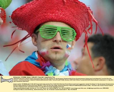 16.06.2012 Wroclaw, Poland. Polish and Czech fans inside the stadium for the European Championship Group A game between Poland and Czech Republic from the Wroclaw Stadium. xAnthonyxStanleyx  ActionPlus20173499