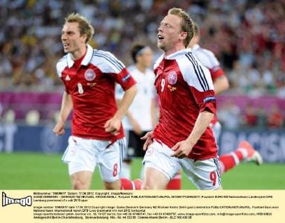 GAME DENMARK - GERMANY NZ MICHAEL KROHN-DEHLI , Torjubel  20120617CSMS0017