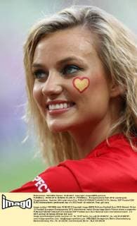 FUSSBALL - EURO 2012, DANZIG,18.JUN.12 - FUSSBALL - Europameisterschaft 2012, Länderspiel, Gruppenphase, Spanien. Bild zeigt einen Fan. 